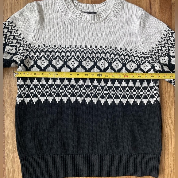 Banana Republic Pima Cashmere Fair Isle‎ Chunky Knit Crewneck Sweater Men’s XL - Picture 8 of 8